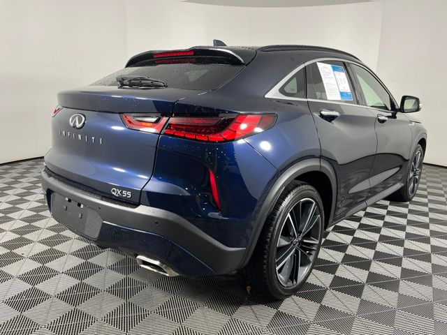 Certified Used 2025 Blue INFINITI LUXE image 8