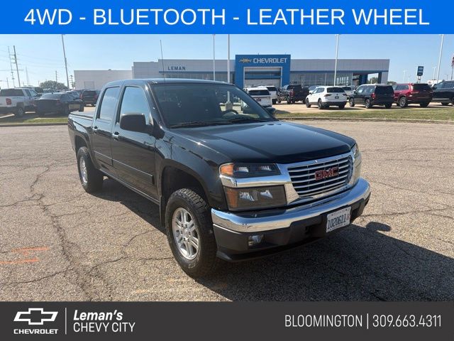 Onyx Black 2012 GMC Canyon Pickup Truck Four-Wheel Drive 4-Speed Automatic Overdrive