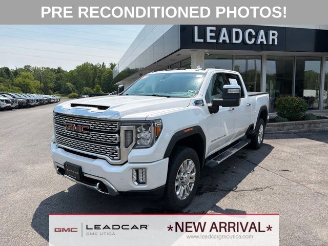 White Frost Tricoat 2023 GMC Sierra 2500HD Pickup Truck Four-Wheel Drive 6-Speed Automatic