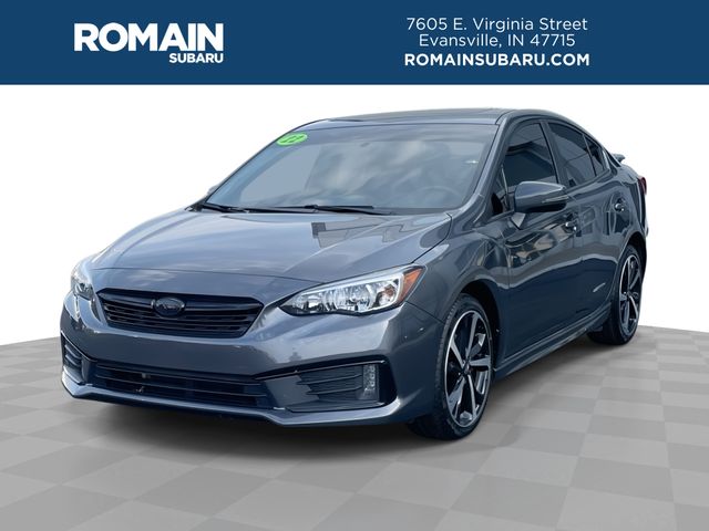 Magnetite Gray Metallic 2022 Subaru Impreza Sedan All-Wheel Drive Continuously Variable Transmission