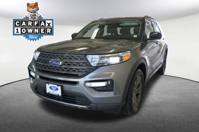 Gray Metallic 2023 Ford Explorer XLT AWD SUV / Crossover All-Wheel Drive Automatic