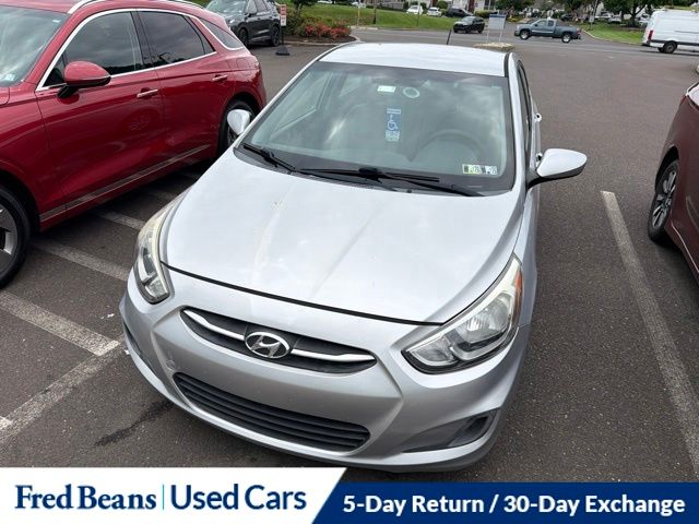 Ironman Silver Metallic 2016 Hyundai Accent Sedan Front-Wheel Drive 6-Speed Automatic
