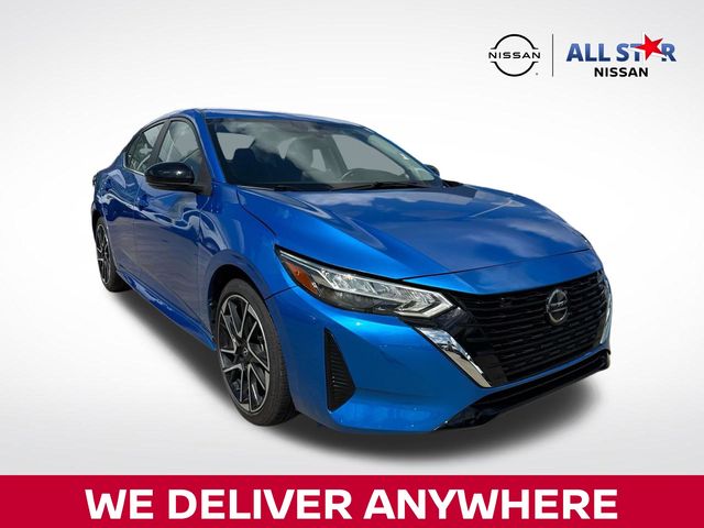 Electric Blue Metallic 2025 Nissan Sentra Sedan Front-Wheel Drive Continuously Variable Transmission