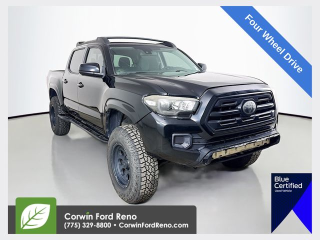 Midnight Black Metallic 2018 Toyota Tacoma Pickup Truck Four-Wheel Drive 6-Speed Automatic