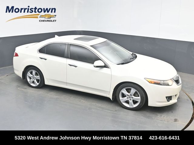 Premium White Pearl 2009 Acura TSX Sedan Front-Wheel Drive 5-Speed Automatic