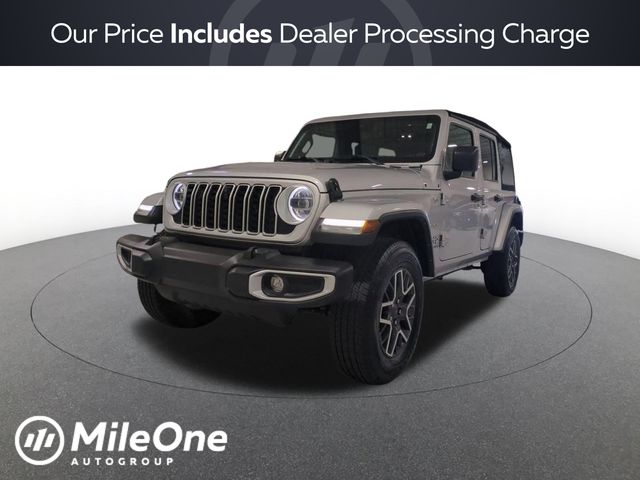 Silver 2024 Jeep Wrangler SUV / Crossover Four-Wheel Drive 8-Speed Automatic