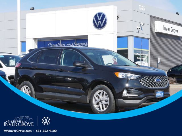 Agate Black Metallic 2024 Ford Edge SEL AWD SUV / Crossover All-Wheel Drive 8-Speed Automatic