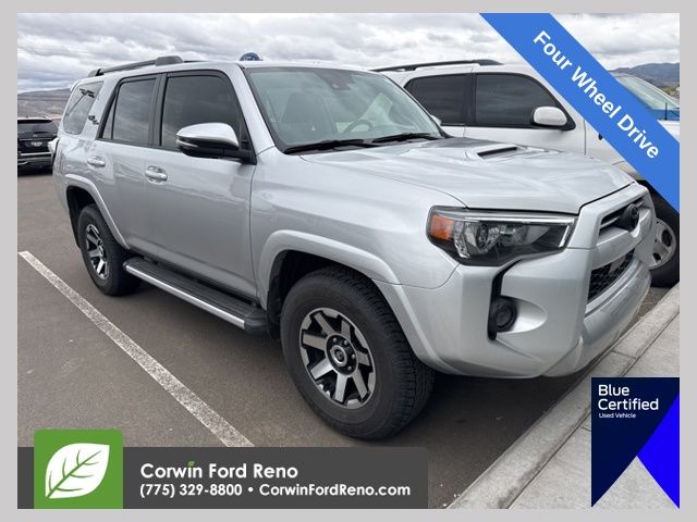 Classic Silver Metallic 2023 Toyota 4Runner TRD Off-Road Premium 4WD SUV / Crossover Four-Wheel Drive 5-Speed Automatic