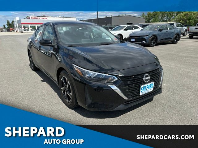 Super Black 2024 Nissan Sentra Sedan Front-Wheel Drive Continuously Variable Transmission