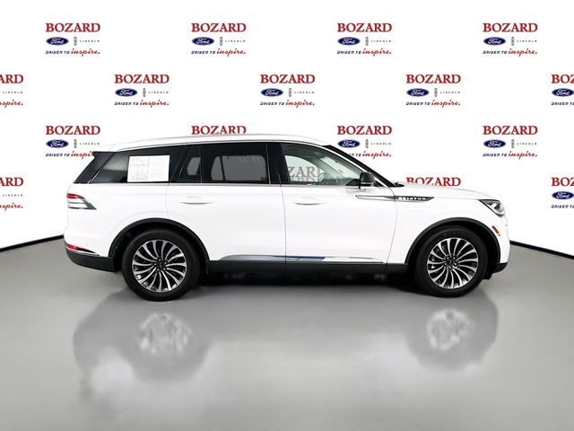 2022 Pristine White Metallic Tri-Coat Lincoln Aviator Reserve RWD SUV