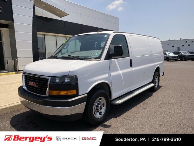 Summit White 2022 GMC Savana Cargo Van Rear-Wheel Drive 8-Speed Automatic Overdrive