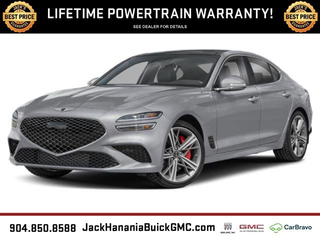 Tasman Blue 2025 Genesis G70 Sedan Rear-Wheel Drive 8-Speed Automatic