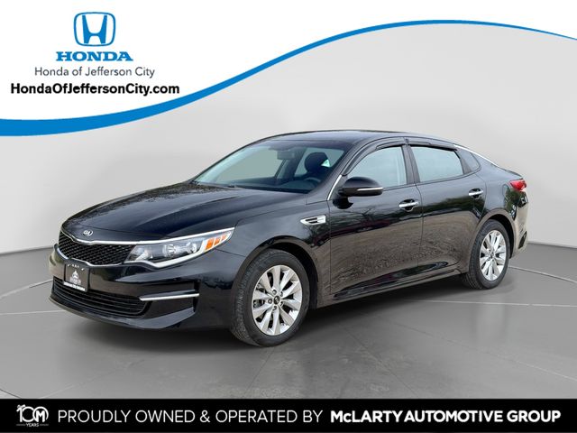Ebony Black 2018 Kia Optima LX Sedan Front-Wheel Drive 6-Speed Automatic