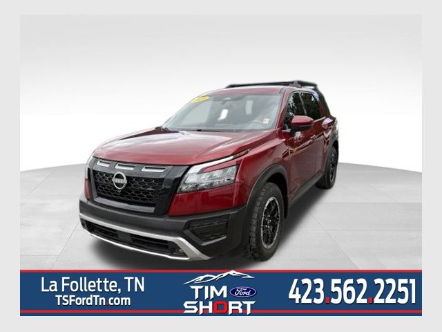 Red (Scarlet Ember Tintcoat) 2023 Nissan Pathfinder SUV / Crossover All-Wheel Drive 9-Speed Automatic