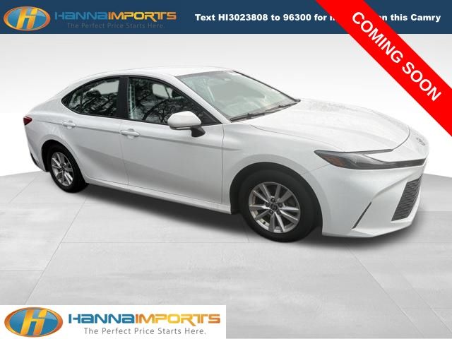 Ice Cap 2025 Toyota Camry LE FWD Sedan Front-Wheel Drive Continuously Variable Transmission