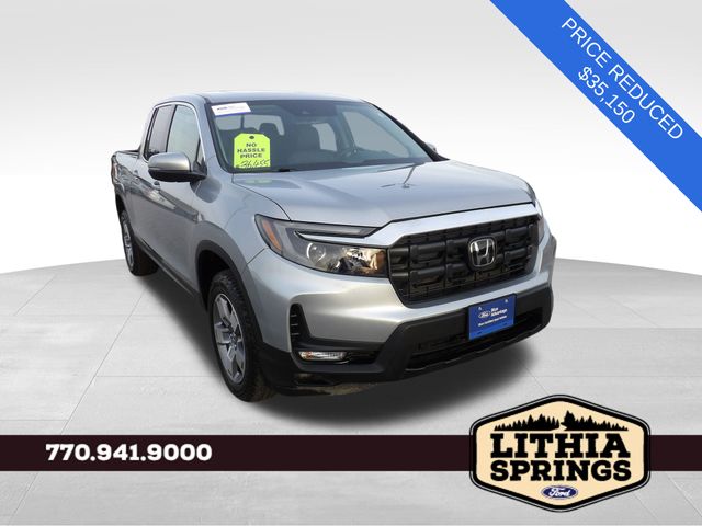 Solar Silver Metallic 2025 Honda Ridgeline RTL AWD Pickup Truck All-Wheel Drive 9-Speed Automatic