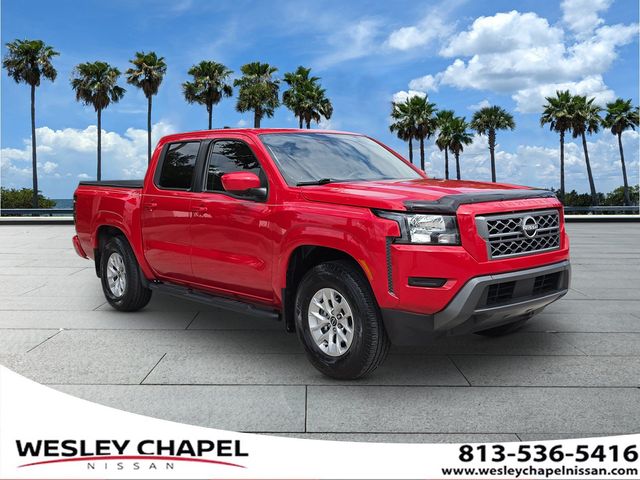 Red Alert 2024 Nissan Frontier Pickup Truck 4X2 9-Speed Automatic Overdrive