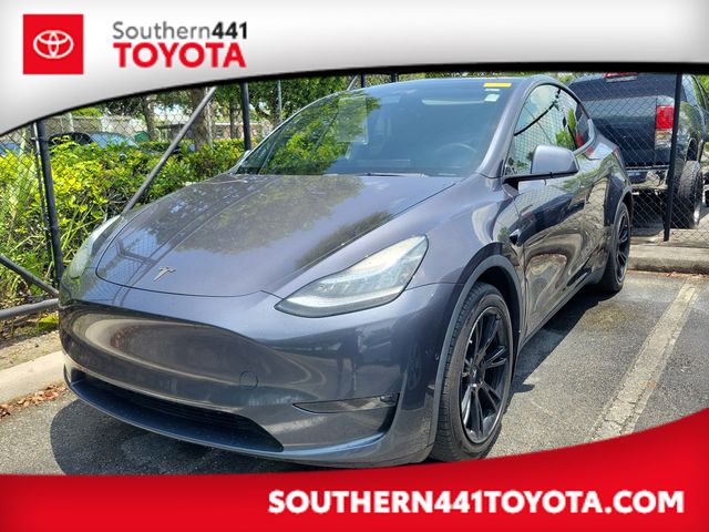 Midnight Silver Metallic 2021 Tesla Model Y SUV / Crossover All-Wheel Drive 1-Speed Automatic