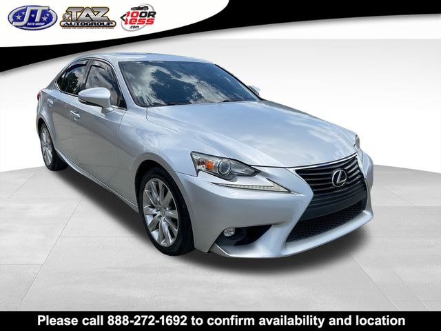Silver 2015 Lexus IS 250 Sedan RWD Sedan Rear-Wheel Drive 6-Speed Automatic