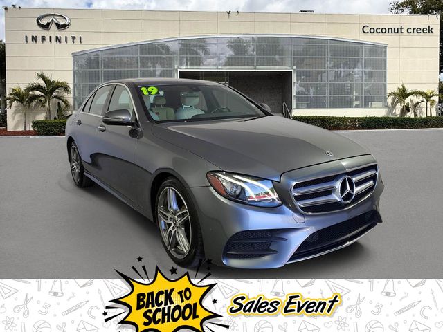 Gray Metallic 2019 Mercedes-Benz E-Class Sedan All-Wheel Drive 9-Speed Automatic