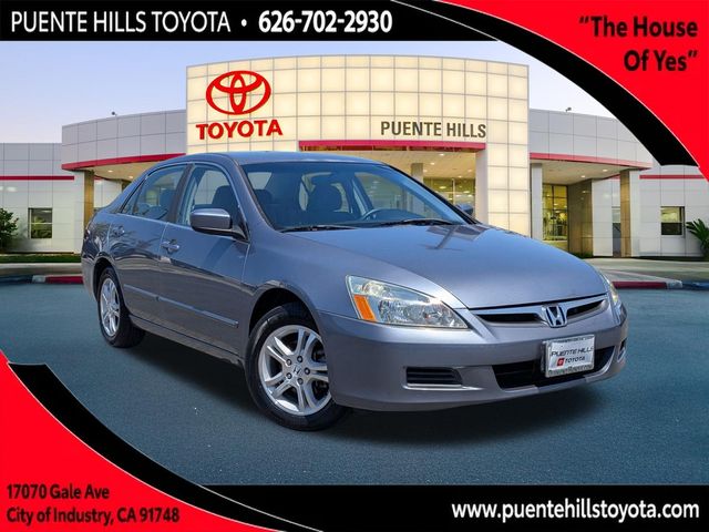 Blue 2007 Honda Accord Special Edition Sedan Front-Wheel Drive 5-Speed Automatic Overdrive