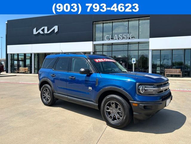 Blue Metallic 2024 Ford Bronco Sport Big Bend AWD SUV / Crossover All-Wheel Drive 8-Speed Automatic