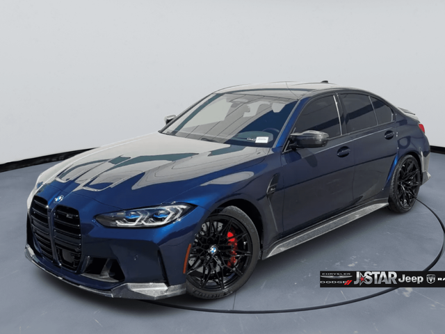 Tanzanite Blue II Metallic 2021 BMW M3 Sedan Rear-Wheel Drive 8-Speed Automatic