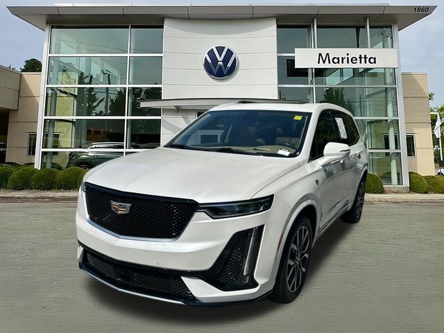 Crystal White Tricoat 2021 Cadillac XT6 Sport AWD SUV / Crossover Four-Wheel Drive 9-Speed Automatic