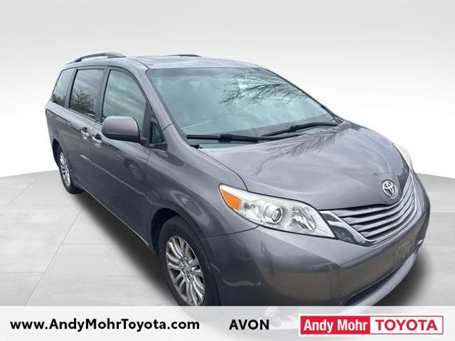 Predawn Gray Mica 2015 Toyota Sienna XLE 8-Passenger Minivan Front-Wheel Drive 6-Speed Automatic Overdrive