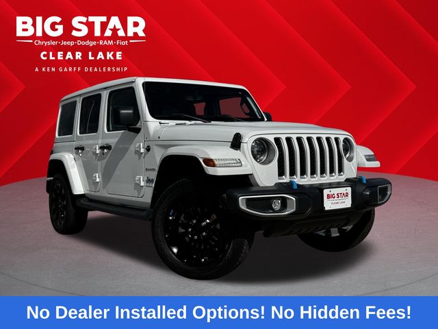 2023 Jeep Wrangler Sahara 4xe White at Gullo Toyota