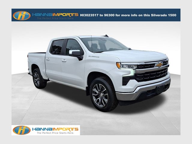 Summit White 2022 Chevrolet Silverado 1500 LT Crew Cab 4WD Pickup Truck Four-Wheel Drive 8-Speed Automatic
