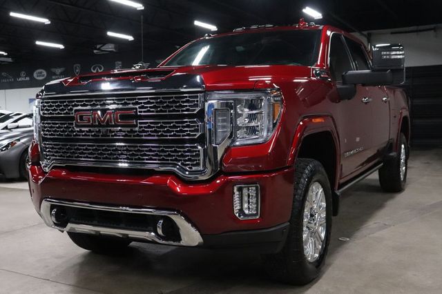 Red 2023 GMC Sierra 3500HD Denali Crew Cab 4WD Pickup Truck Four-Wheel Drive Automatic
