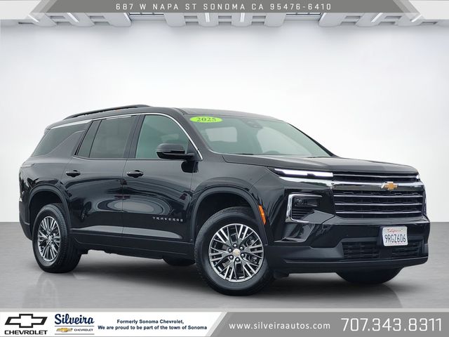 Mosaic Black Metallic 2025 Chevrolet Traverse SUV / Crossover Four-Wheel Drive 8-Speed Automatic