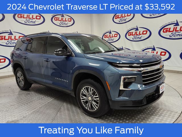 Lakeshore Blue Metallic 2024 Chevrolet Traverse LT FWD SUV / Crossover Front-Wheel Drive 8-Speed Automatic