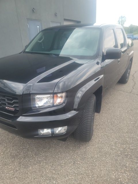 Crystal Black Pearl 2014 Honda Ridgeline Sport Pickup Truck Four-Wheel Drive 5-Speed Automatic
