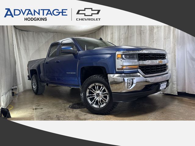 Deep Ocean Blue Metallic 2017 Chevrolet Silverado 1500 Pickup Truck Four-Wheel Drive Automatic
