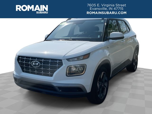 Lunar White 2025 Hyundai Venue SEL FWD SUV / Crossover Front-Wheel Drive Continuously Variable Transmission