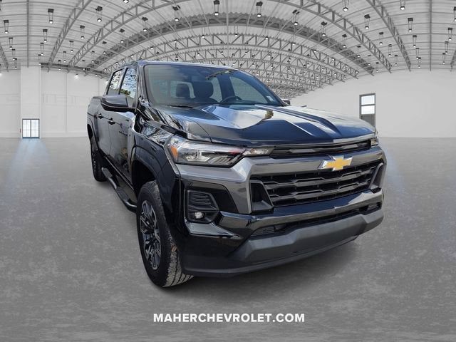 Black 2023 Chevrolet Colorado LT Crew Cab RWD Pickup Truck 4X2 8-Speed Automatic
