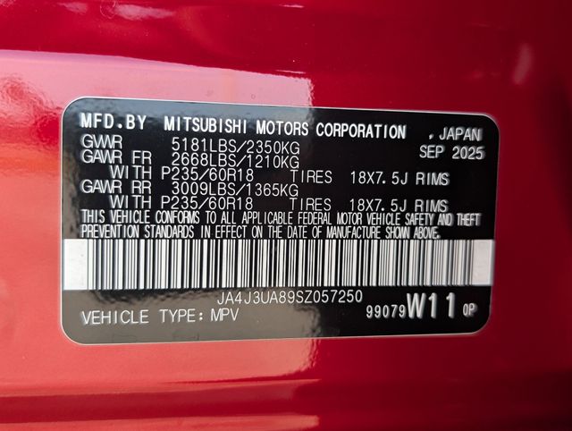 New 2025 Red Mitsubishi ES image 25