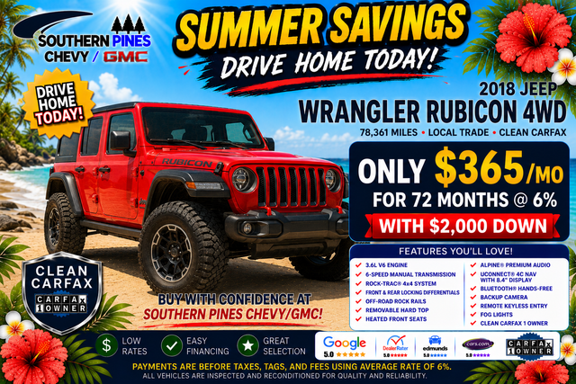 Used 2018 Jeep Wrangler SUV