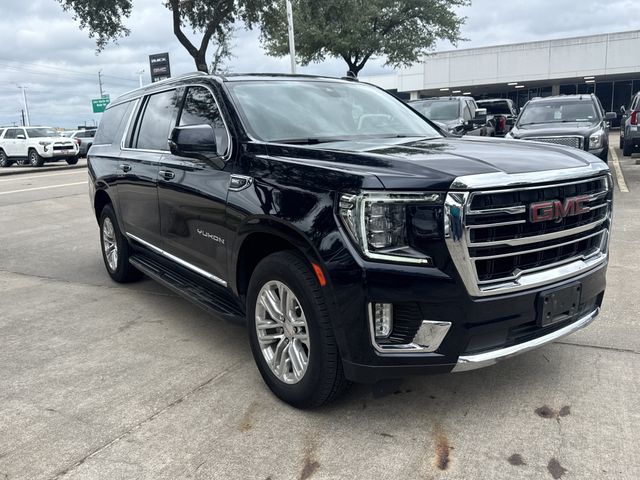 2021 GMC Yukon XL SLT Blue at Bayway Cadillac of The Woodlands