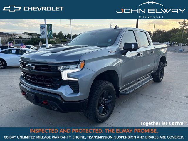 Sterling Gray Metallic 2024 Chevrolet Silverado 1500 Pickup Truck Four-Wheel Drive Automatic