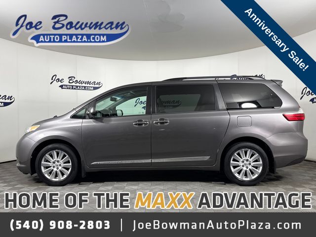 Predawn Gray Mica 2017 Toyota Sienna XLE 7-Passenger AWD Minivan All-Wheel Drive 8-Speed Automatic