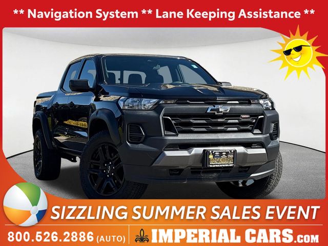 Black 2023 Chevrolet Colorado Pickup Truck Four-Wheel Drive 8-Speed Automatic