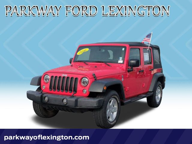Firecracker Red Clearcoat 2016 Jeep Wrangler SUV / Crossover Four-Wheel Drive 5-Speed Automatic