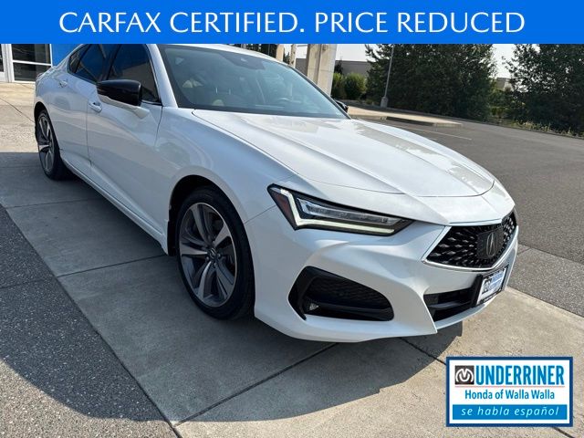 White 2021 Acura TLX Sedan All-Wheel Drive Automatic