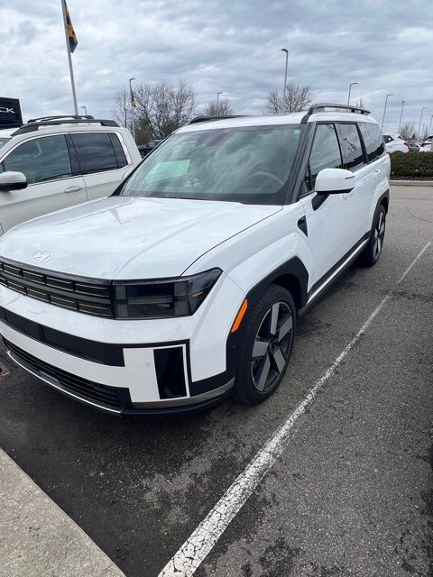 Serenity White 2025 Hyundai Santa Fe Limited AWD SUV / Crossover All-Wheel Drive Automatic