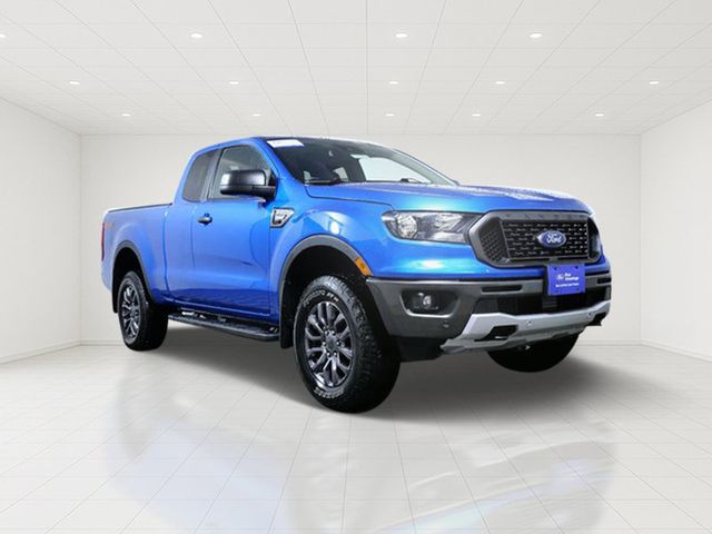 Blue Metallic 2022 Ford Ranger Pickup Truck Four-Wheel Drive Automatic