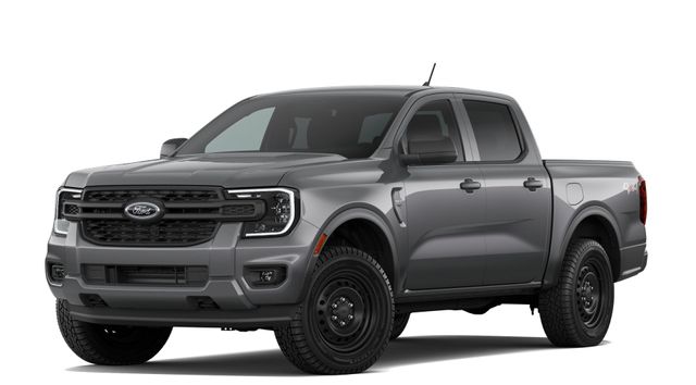 Gray 2026 Ford Ranger Pickup Truck Four-Wheel Drive Automatic