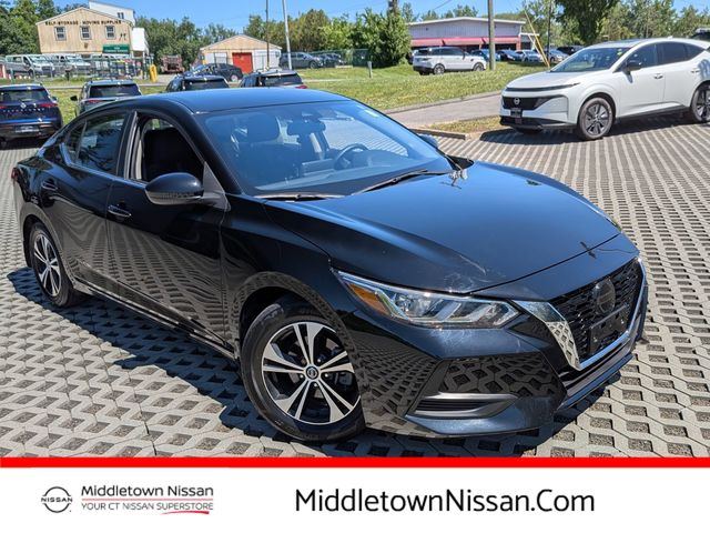 Super Black 2023 Nissan Sentra SV FWD Sedan Front-Wheel Drive Continuously Variable Transmission